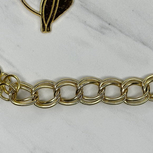 Baby Phat Vintage Y2K Gold Tone Metal Chain Link Belt OS One Size - Picture 11 of 16